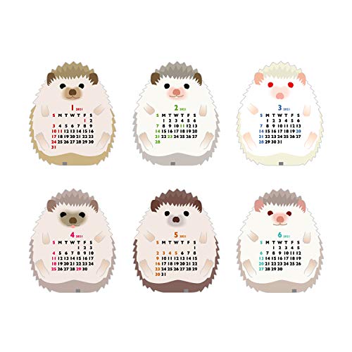 最安値 グリーティングライフ 21年 卓上カレンダー アニマルダイカット ミニ ハリネズミ 100 65 30mm グリーティングライフの価格比較
