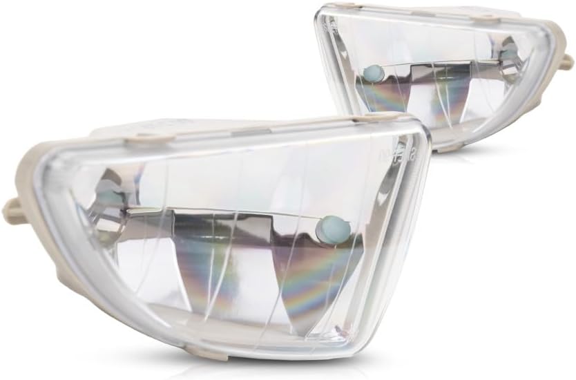 For Ford Focus Fog Light Assembly Unit 2000-2004 Pair Driver and Passenger Side For FO2592177 + FO2593177