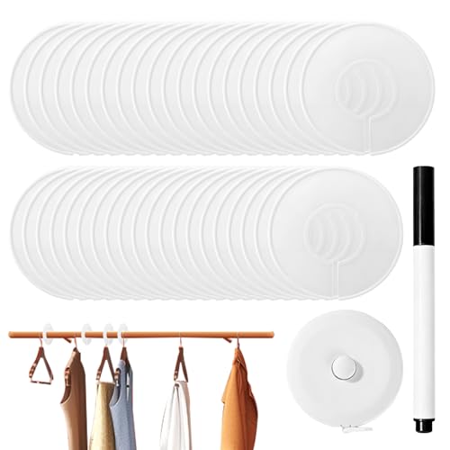 Wardrobe Dividers, 40 Stück Größentrenner Baby, Kleiderschrank Trenner mit Permanent Marker und Maßband Körper, Babyzimmer Möbel für Garderoben Klassifizierung und Haushalt Wardrobe Dividers, 40 Stück Größentrenner Baby, Kleiderschrank Trenner mit Permanent Marker und Maßband Körper, Babyzimmer Möbel für Garderoben Klassifizierung und Haushalt