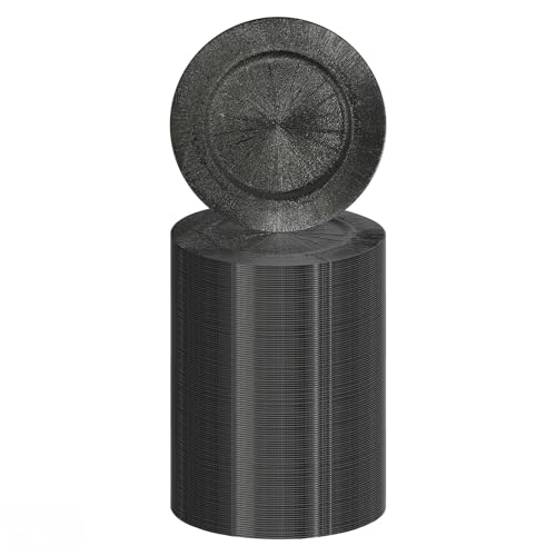 Platos cargadores redondos de 13'' 100 unidades reutilizables