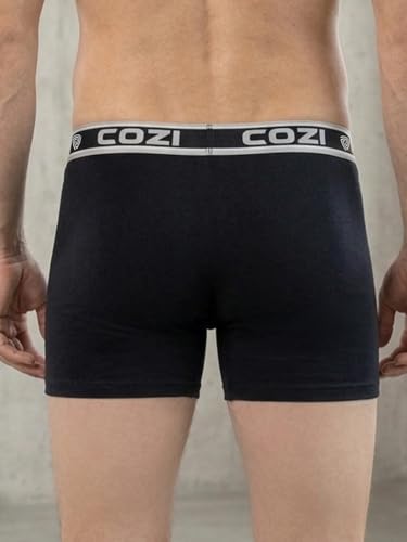 Image of Lux Cozi Men's Cotton Boxers (Pack of 5) (Color & Prints May Vary)