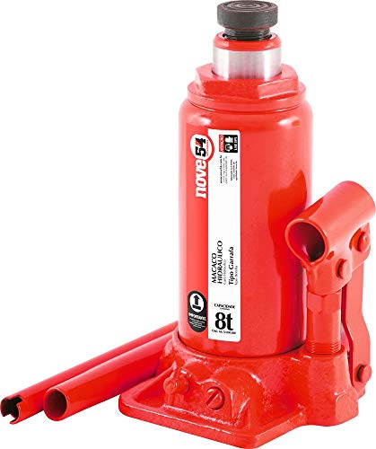 Macaco Hidráulico Tipo Garrafa, 8 Toneladas (8 Tf) Nove54