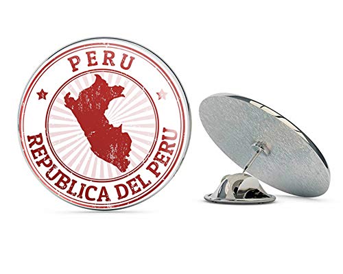 Peru Travel Round Metal 0.75