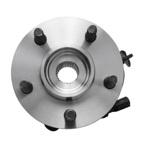 Image of Detroit Axle - 4WD Front Wheel Bearing Hubs for Ford Ranger Explorer Sport Trac Mercury Mountaineer Mazda B4000 Replacement 2 Wheel Bearing Hubs Assembly Set, Pair Hubs