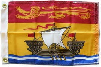 New Brunswick - Canadian Province 12 in x 18 in Nylon Flag