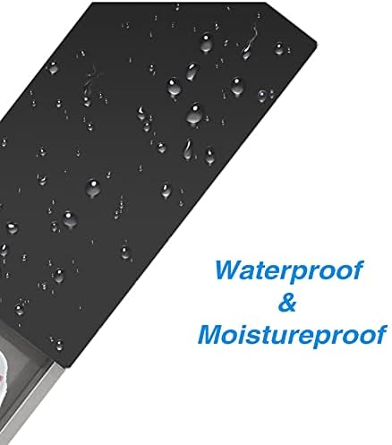 Wall Mounted Bathroom Side Storage Cabinet Organizer Tall Slim Stainless Steel with Door and Open Shelves for Bathroom Bedroom Kitchen Black High Style (Black Short Style)