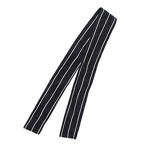VMS INDIA Chef Neck Scarf Neckerchief Sweat Towel for Restaurant Kitchen Waiter Stripe