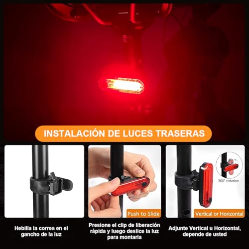 Luces para bicicleta Truper 11 Imagen adicional