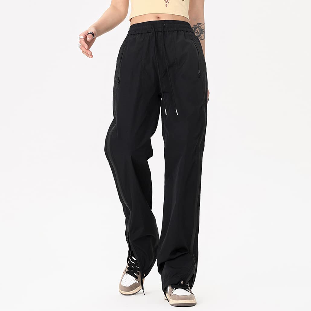 Pantaloni Sportivi da Donna Pantaloni Estivi con Coulisse A Vita Alta Pantaloni Palazzo Casual Larghi