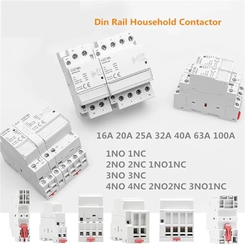 Contacteur ca 2p modularite superieure et isolation haute performance pour rail din