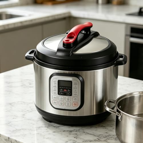 Repuesto de mango para olla a presión, mango de plástico resistente al calor para olla eléctrica, partes universales de reemplazo miniatura 3