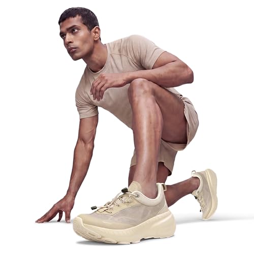 Image of Neeman's Begin Walk Plush Sneakers for Men | Lightweight Breathable Walking Shoes with Cushioned Sole, Stretch Fit Upper & Rubber Grip | Comfortable Lace Up Shoes for Daily Walking