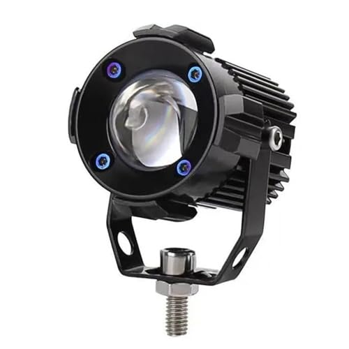 Lampe phare LED moto haute puissance avec boîtier en aluminium résistant
