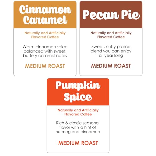 Image of Donut Cafe Single Serve Coffee Pods for Keurig K-Cup Brewers, Autumn Flavors, 36 Count