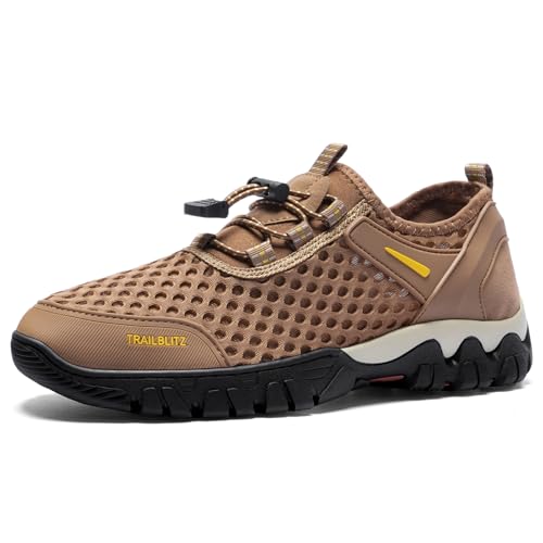 Image of Water Shoes Men Quick Drying Outdoor Hiking Barefoot Boat Footwear Aqua Shoes for Water Sport Waders Diving Hiking Sailing Travel Beach Wading Swimming Fishing Kayaking