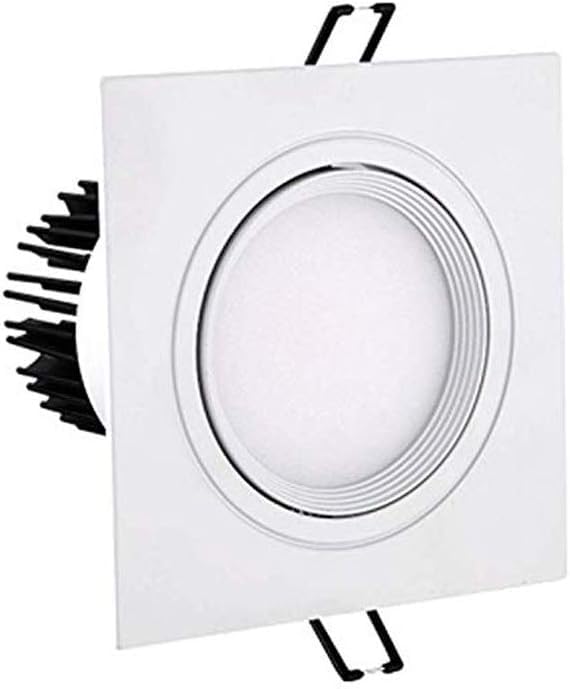 Downlight ultra-mince carré 30W réglable et blanc