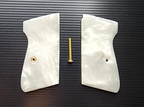Bmpl White Resin Grips Compatible With Walther Ppk/S, Pp, New Ppk/S .22 Cal. Pistol #TOP3