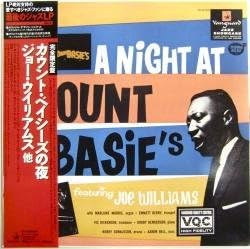 JOE WILLIAMS - A Night At Count Basie's - Disque 33T