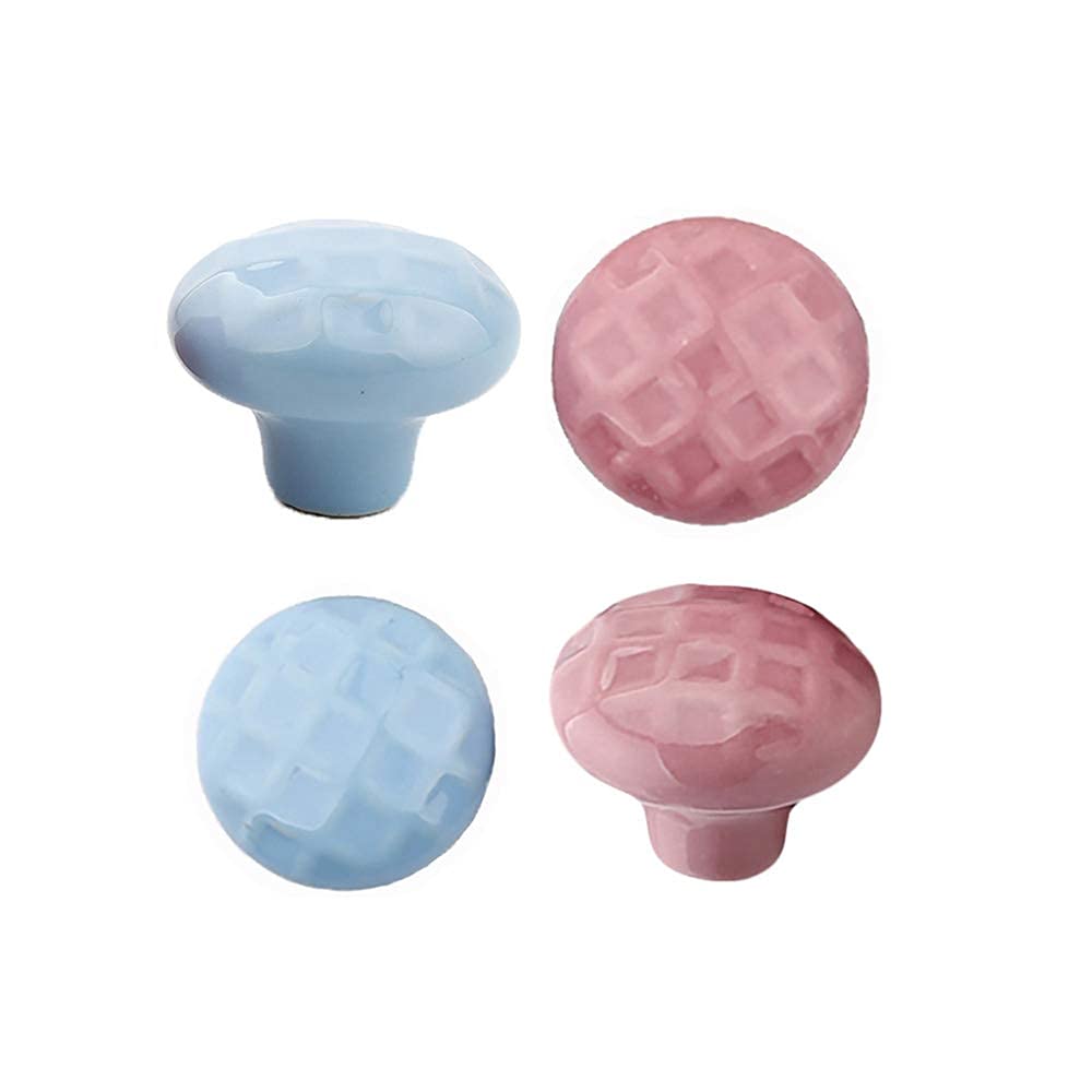 Boutons colorés en céramique avec 2 types de vis pour placard