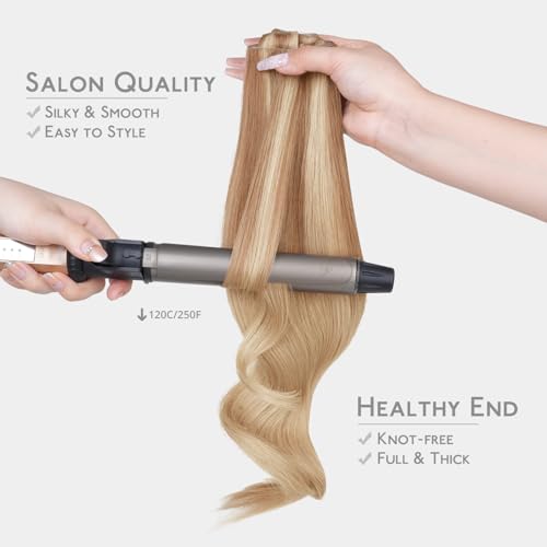 Image of WENNALIFE Invisi Edge Tape in Hair Extensions Human Hair,#12A /18H,22 Inch | 22 Inch 50g 20pcs (Invisi Edge & Classic) Ash Beige Blonde Blend Invisi Remy Hair Natural Seamless Injected Tap