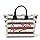Saint Barth MC2 MC2 BORSA A SPALLA VANITY IN CANVAS CON STAMPA MIMETICA BANDANA CELESTE - UNI