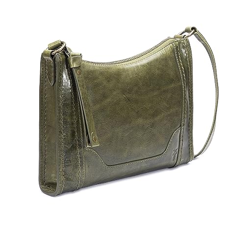 Image of Frye Women's Melissa Zip Crossbody Bag, Stylish Handbag with Adjustable Strap & Pockets