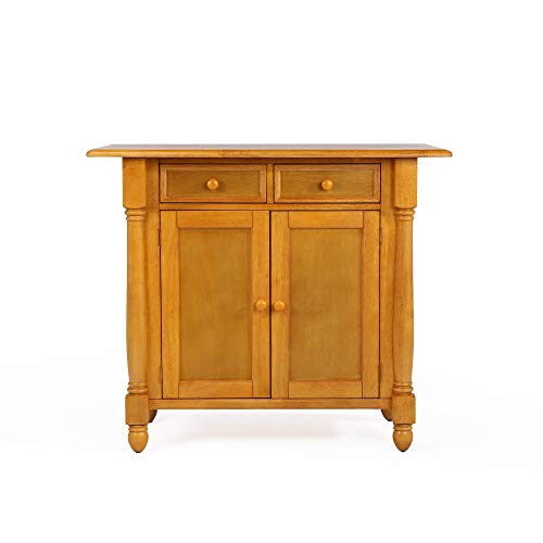 The Hamptons Collection 42" Handcrafted Solid Wood Light Oak Kitchen