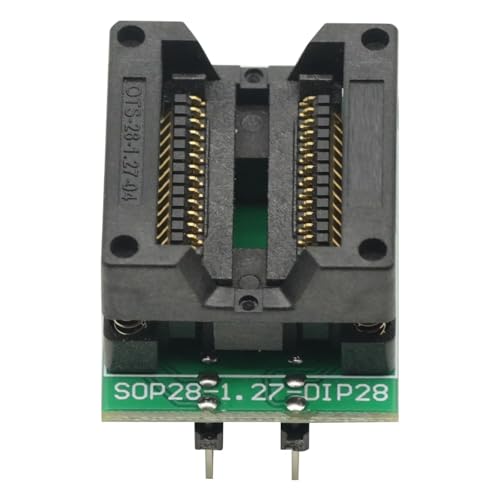 Adaptador SOP28 a DIP28 para programación de circuitos integrados de 7.5mm 2