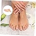 ORFOFE Pads for Toes 12 Pack Sebs Material Treatment for Bunions Plantar Corns Soft Flexible