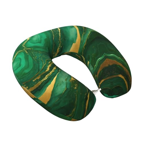 Almohada cervical de espuma viscoelástica negra y oro miniatura 2