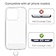 AK Handykette Universal, Handy Lanyard, Geeignet für Alle Smartphones mit 1 Stück Universelles Patch, Handyband Passend für Jede Handyhülle, Einstellbar und Abnehmbar (Weiß)