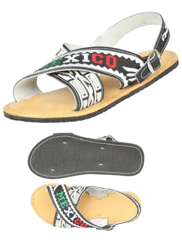 Handmade Huarache Mexico Design - White Color - 50% leather 50% synthetic 604033