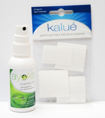 2in1 // Ersatztapes+Speziallöser im Set // 20 Ersatztapes+50ml Bondinglöser Cover