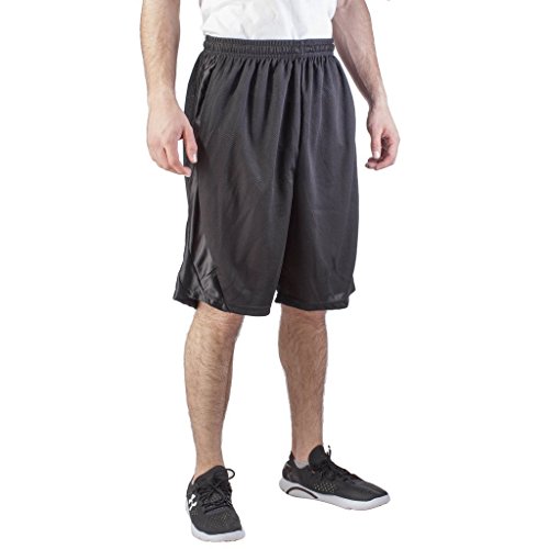 BEST WEAR Basketball Shorts for Men with Side Pockets