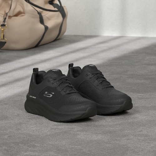 Skechers Women's D'lux Walker-infinite Motion, Black, 112