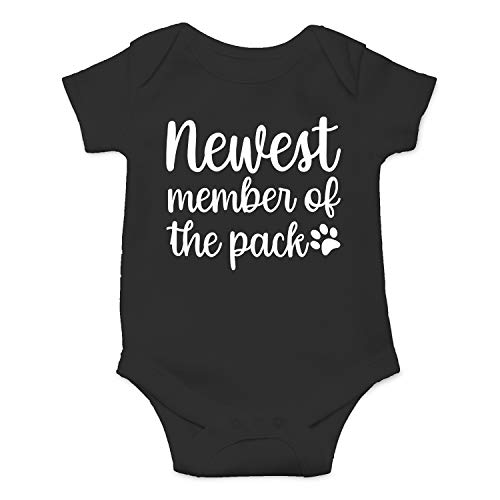 Newest Member of the Pack - Funny Baby Essentials Bodysuit - Baby Boy Clothes Newborn Outfit
