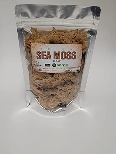 NATURAL,SEA MOSS (RAW) 8 0Z - IRISH MOSS,CHONDRUS CRISPUS,Jamaica Drink Below