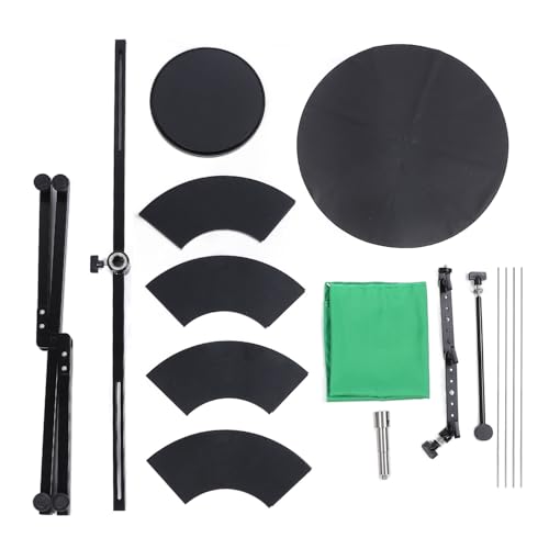 Image of 360 Degree Spinner, Professional Photography Turntable Photo Video Booth, Camera Slider, Foldable and Spin Platform for Unboxing Commercial Video, Food