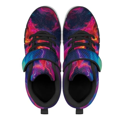 Kids Dinosaur Flower Shoes Boys Single Buckle Sneakers Lightweight Strap Training Fitness Athletic Running Shoes3