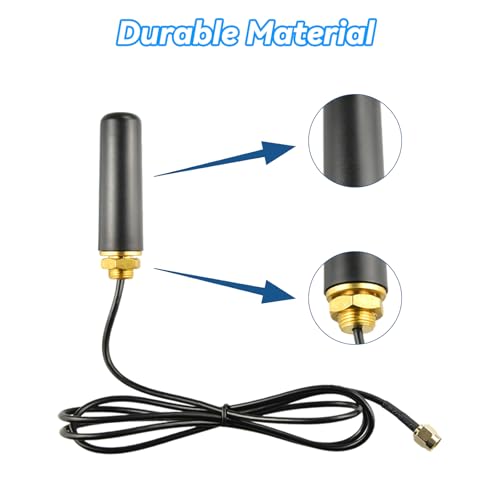 Antena LoRa de 915 MHz omnidireccional 5dBi SMA cable pigtail para Meshtastic ESP32 OLED 3