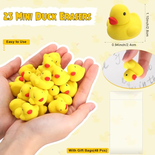 Set 50 Lápices Amarillos con Tema de Pato Motivacional miniatura 3