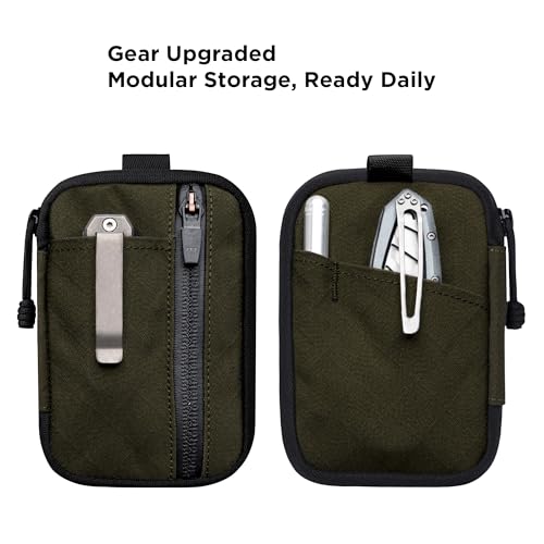 Image of ALPAKA HUB Pouch Pro EDC Tool Pouch Green Axogrid 300D | For Electronics, Cables with YKK Zipper, Daily Use and Travel，Weatherproof UV Resistant Fabric