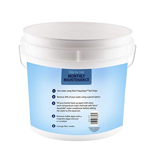 Image of Tetra 4 Gallon Maintenance Bucket for Aquariums, Makes Water Changes Easy | For Changing Water In Tanks Up to 10 Gal, Use With Siphon To Remove Water, Marked With Water Levels, Use Monthly