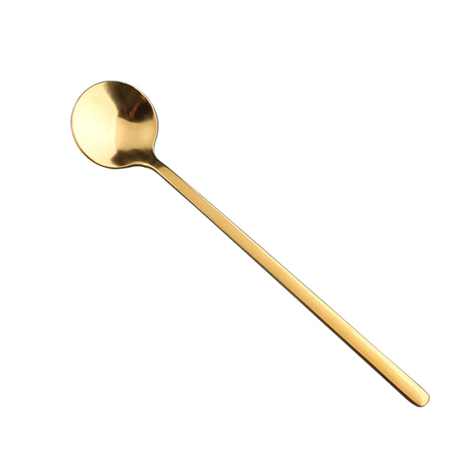 ZOIKOM Teaspoon， Spoons Coffee Mixing Spoon Salad Set Korea Soup Long Handled Teaspoon Scoop Gadget Kitchen Tools Accessoires