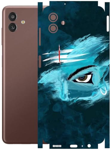 Image of AtOdds - Full Body Back Screen Guard Protector Film - Lamination Wrap Skin Sticker Compatible with Samsung Galaxy M13 (5G) | Scratchproof Matte Finish (Mahadev)