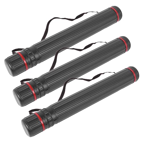 ULDIGI Expandable Artwork Tube Telescopic Drawing Tube for Poster Storage Black Gel