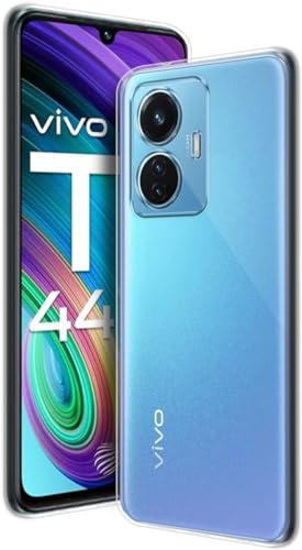 Image of Fastship Flexible Rubber Back Cover Compatible Model for Vivo V2153 / T1 44W - Transparent