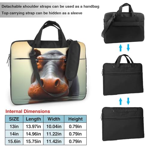 Maletín para laptop 15.6" unisex en case impermeable miniatura 3
