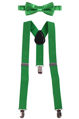Iwemek Baby Boys 1St Birthday Cake Smash Outfit Adjustable Y Back Elastic Clip Suspenders Bowtie Set Pre-Tied Bloomers Shorts #TOP3