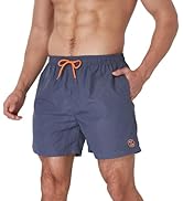 ZOXOZ Mens Swimming Shorts Waterproof Quick Dry Beach Shorts Surfing Shorts with Mesh Lining